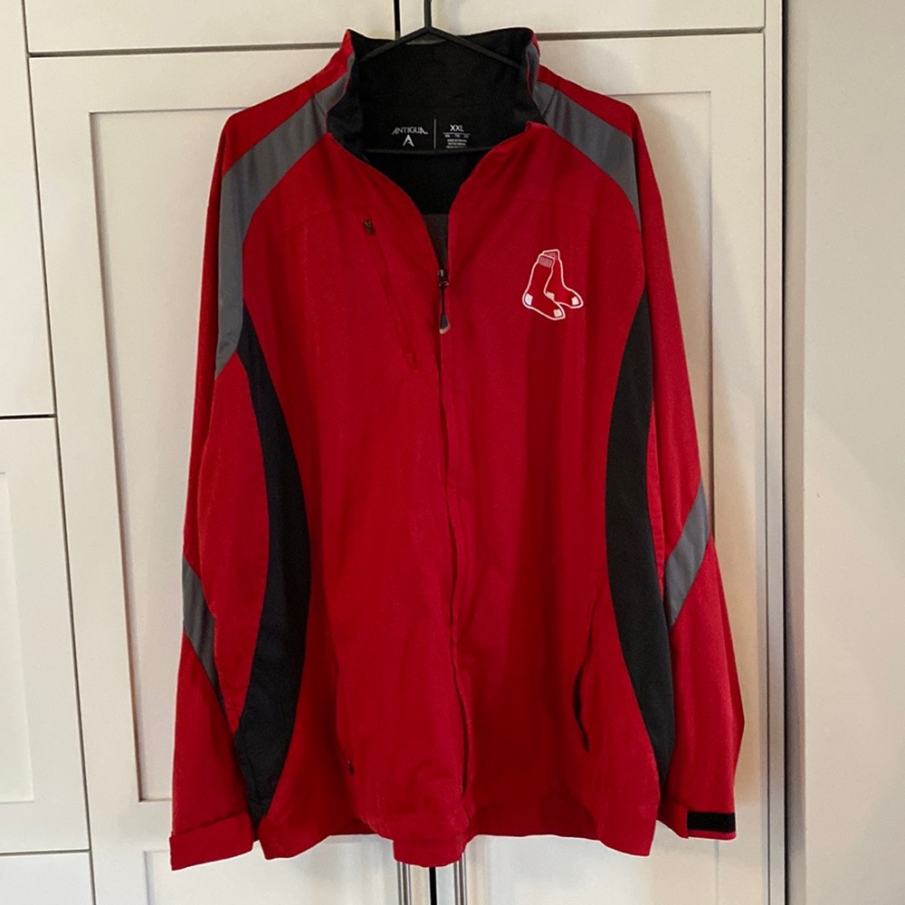 Antigua MLB Golf Full Zip Jacket - Boston Red Sox